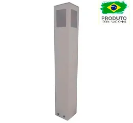 Poste Balizador para Jardim com Luminária LED E-27
